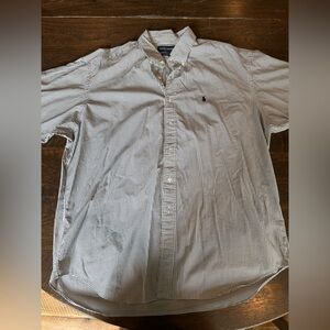 Polo Ralph Lauren Black and White Gingham Dress Shirt